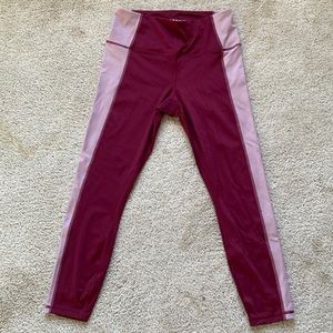 Kids burgundy leggings